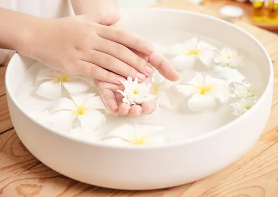 Client at Brooklyn Brows salon