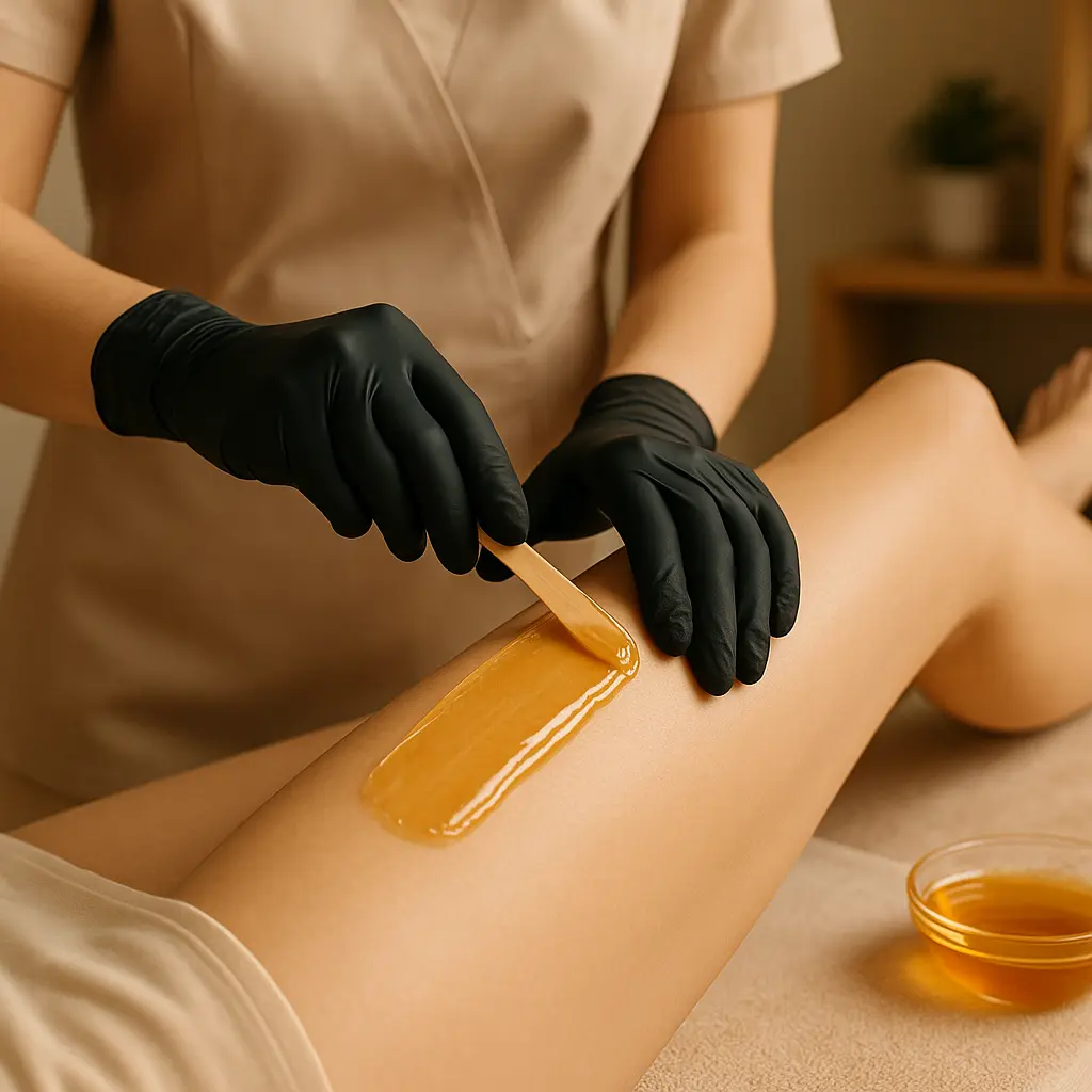 Professional body waxing service at Brooklyn Brows