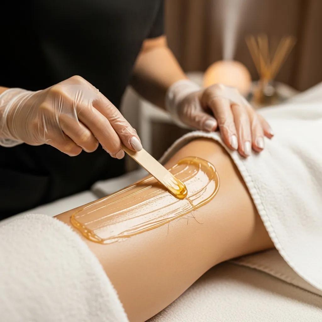 Professional Brazilian waxing treatment in a clean Brooklyn salon, showing comfort and winter skincare benefits