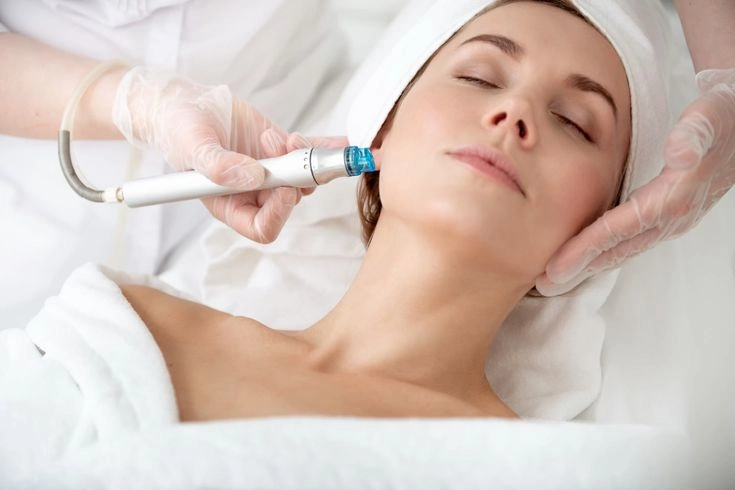 Hydrafacial treatment procedure for deep pore cleansing and hydration