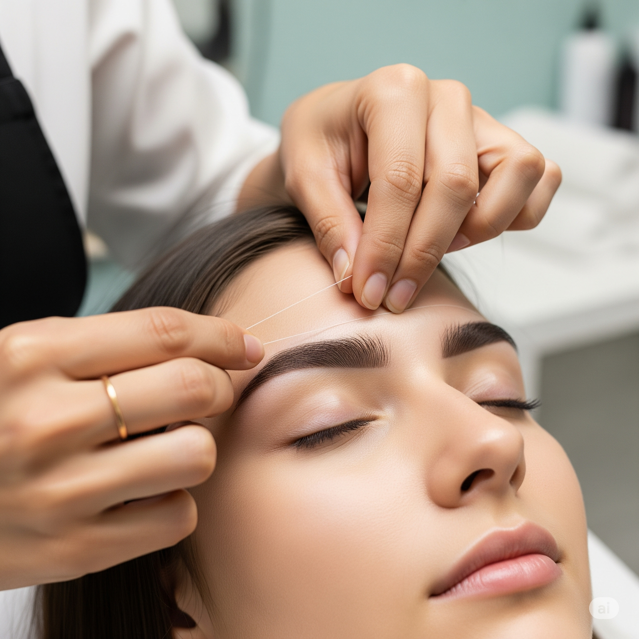 Professional beauty services at Brooklyn Brows featuring eyebrow threading, tinting, and body waxing treatments.